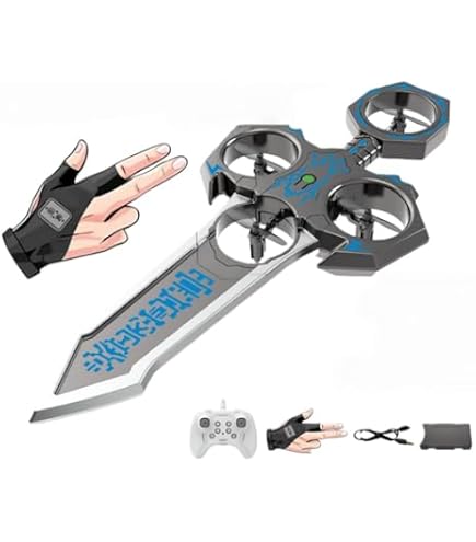 Amazon.co.jp: Kizare 幻御仙剣 ジェスチャー操作ドローン 光る飛剣